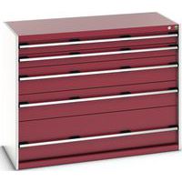 Skap med skuffer SL-13610-5.4 med 5 skuffer for tung last – Bott