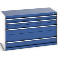 Skap med skuffer SL-1368-4.2 med 4 skuffer for tung last – Bott