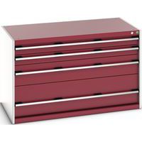Skuffeskap SL-1378-4.2 med 4 skuffer for tung last - Bott