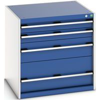 Skap med skuffer SL-878-4.2 med 4 skuffer for tung last – Bott
