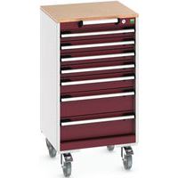 Mobilt skuffeskap Cubio SLR-558-7.1 - Bott