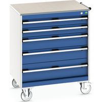 Mobilt skuffeskap Cubio SLR-868-5.1 - Bott