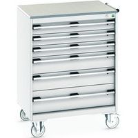 Mobilt skuffeskap Cubio SLR-869-6.1 - Bott