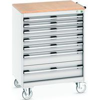 Mobilt skuffeskap Cubio SLR-869-7.1 - Bott
