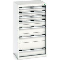 Verkstedskap med skuffer Cubio SL-6512-7.1 – Bott