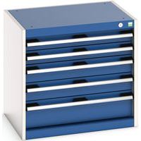 Verkstedskap med skuffer Cubio SL-666-5 – Bott