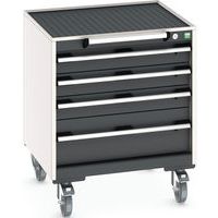 Mobilt skuffeskap Cubio - Bredde 65 cm_Nederst
