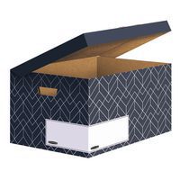 Stor boks for Dekor Flip Top oppbevaringseske - Bankers Box