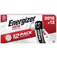 Gjennomtrykkspakning à 12 myntbatterier - Litium - Energizer