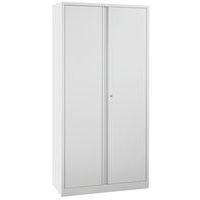 Skap Monobloc 4 hyller 925x422x1950 mm, Totalhøyde: 195 cm, Totalbredde: 92.5 cm, Døråpningstype: Hengslet