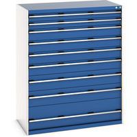 Skuffeskap Cubio - 1600x1300x750mm - Bott
