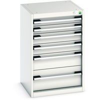 Skap med 6 skuffer Cubio 800x525x525 mm – Bott