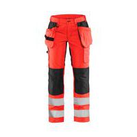 Varselbukser med stretch Dame Hivis - Blåkläder
