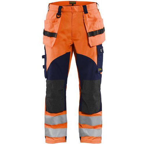 Multinormbukse Inherent Orange/Marineblå