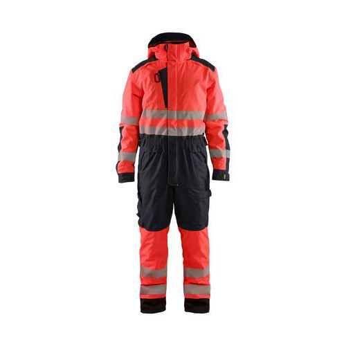 Vinterkjeledress Varsel Hivis Rød/Svart