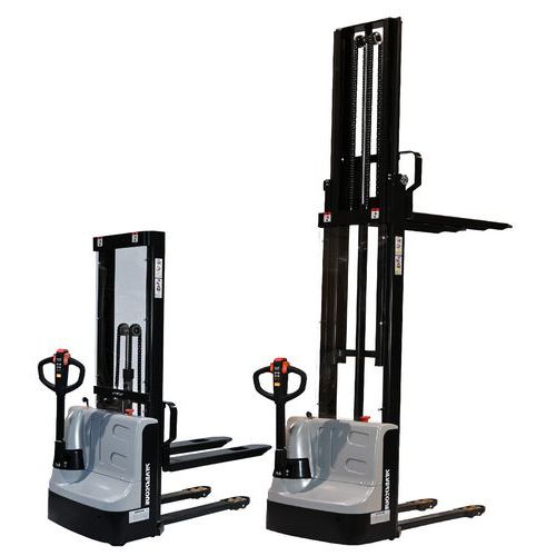 Kompakt helelektrisk stabler, 1200 kg