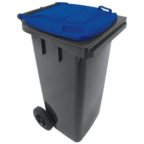 Mobil søppelsorteringsbeholder - 120 L - Manutan Expert