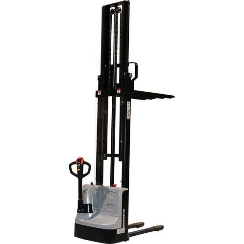 Fullelektrisk stabler med litiumbatteri, 4000 mm - Silverstone