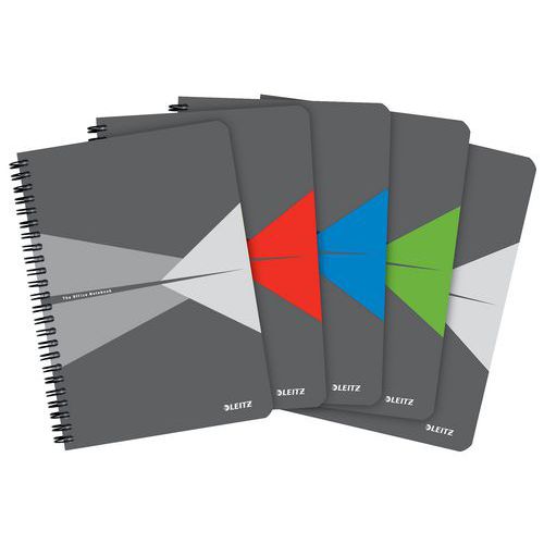 Notatbok Office PP A5 linjert mix - Leitz