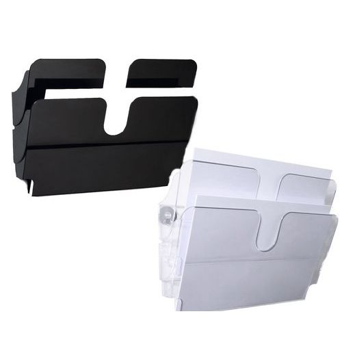 Brosjyreholder vegg FLEXIPLUS 2 A4L magnet - Durable