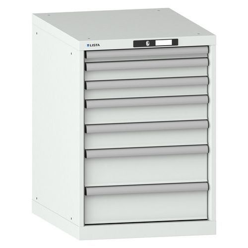 Verktøysskap 27x36E, 564x725x800 mm, 7 skuffer - Lista