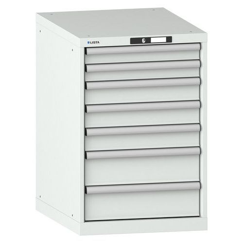 Verktøysskap 27x36E, 564x725x850 mm, 7 skuffer - Lista