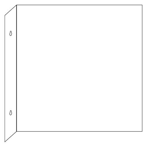 Vinkelfeste for flagskilt - Systemtext