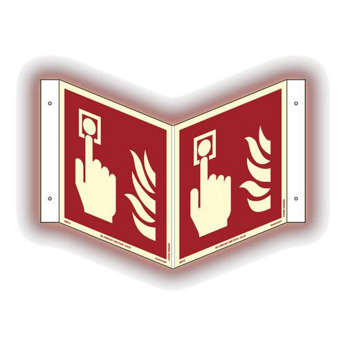 Supernova+ Brannalarmenhet, plogskilt - Systemtext