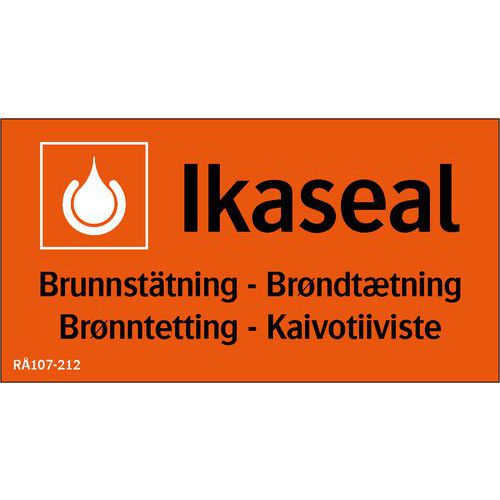 Skilt Brønnmtetting - Ikaseal