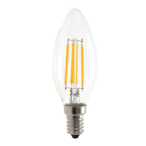 Oliven C35 4-W E14 sokkel LED-filamentpære - VELAMP