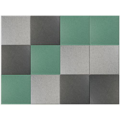 Kombinasjonssett 12 veggpaneler i akustisk PET-filt - Smit Visual