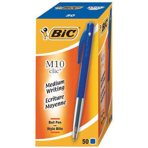 BIC M10 inntrekkbar kulepenn - Eske