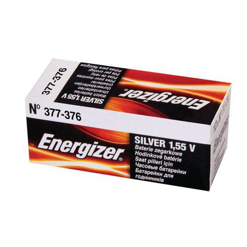 Sølvoksidbatteri for klokker - 376 - 377 - Energizer