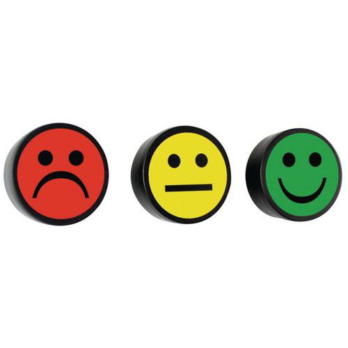 5-pakning med smileymagneter
