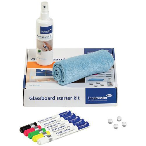 Startsett for glassplater - 11 deler - Legamaster