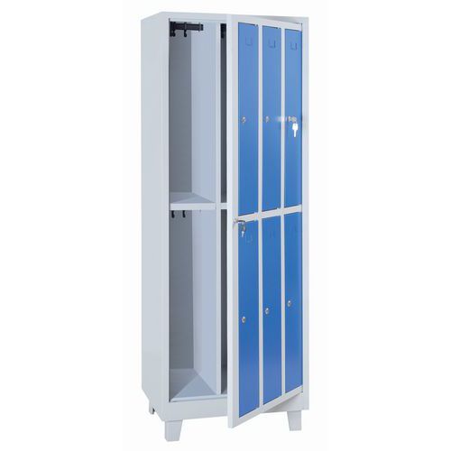 Rentskap – garderobe – på føtter – Manutan