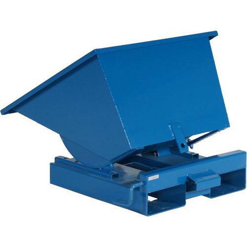 Tippcontainer åpen, blå, 150-3000 l