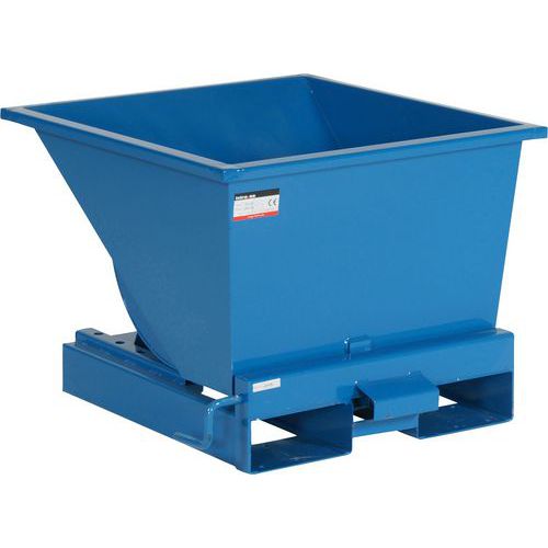 Tippcontainer åpen, blå, 150-3000 l