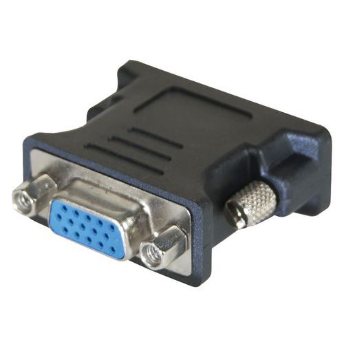 DVI/VGA-adapter i ett stykke