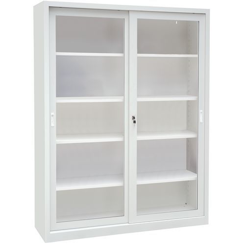 Skap CH 200 cm med skyvedører, bredde 150 cm - Manutan Expert