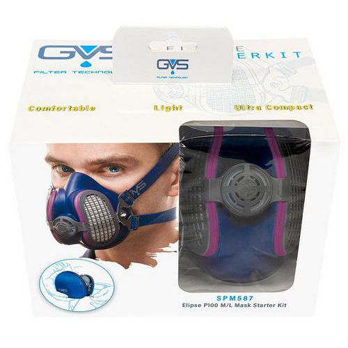 Elipse maske startsett med pose og filter P3 - GVS Elipse maske startsett med pose og filter P3 - GVS