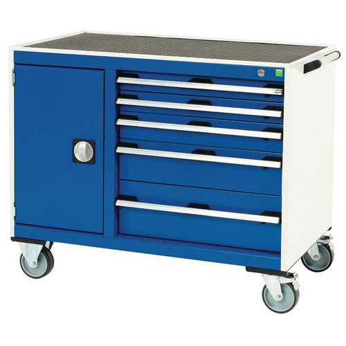 Verkstedvogn Cubio store skuffer - 1050x525x885mm - Bott