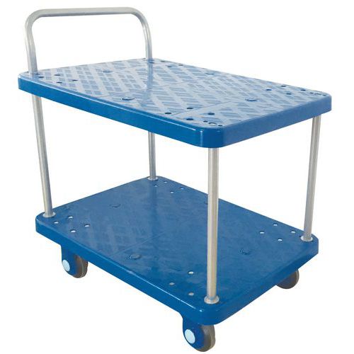 Trillebord av plast Manutan 300 kg