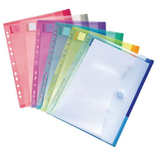 Tcollection COLOR dokumentomslag - Perforert A4-format - Assorterte farger