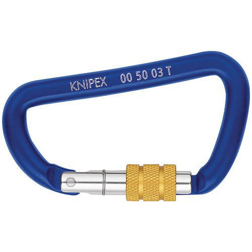 Sett med 2 skruekarabiner for fallsikring Sett med 2 skruekarabiner for fallsikring
