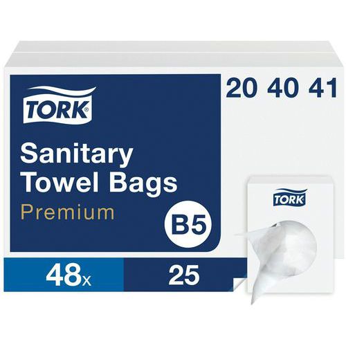 Tork hygieneposer - Pakke med 25 bokser Tork hygieneposer - Pakke med 25 bokser