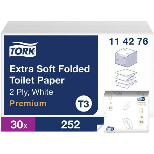 Tork Premium rull med ekstra mykt toalettpapir - Ark