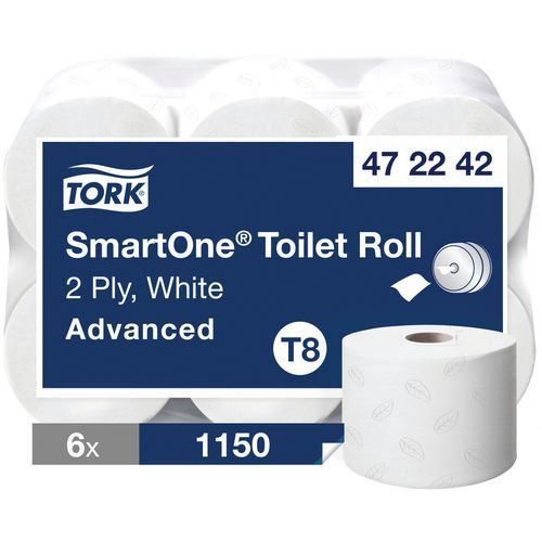 Tork Advanced SmartOne toalettpapir - Rull - T8