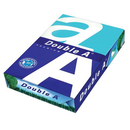 Papir dobbel A - A4 - 80 g/m² - Pakke med 500 ark Papir dobbel A - A4 - 80 g/m² - Pakke med 500 ark