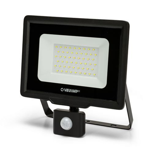 Flomlys LED 50W med bevegelsessensor - Velamp